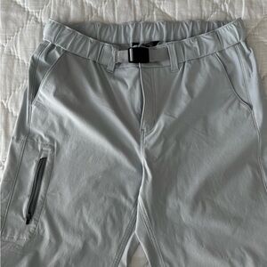 Stio Light Gray Nylon-Blend Pants